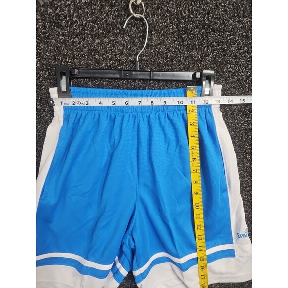 Spalding Medium Blue and White Men's Shorts Basketball Athletic Running Gym NWOT - Picture 6 of 8